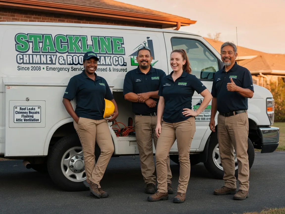 Chimney flashing repair company in Welch, TX